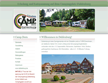 Tablet Screenshot of campingplatz-elbtalaue.de
